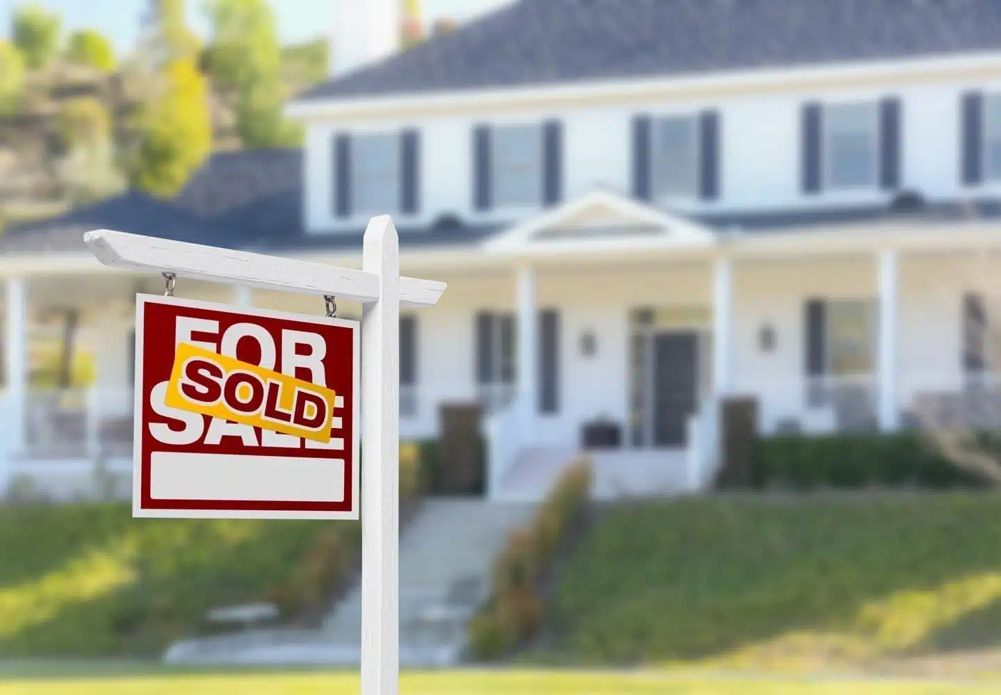 Home sold sign