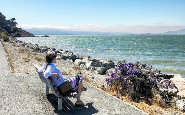 Coyote Point Park in San Mateo in South Bay outside San Francisco