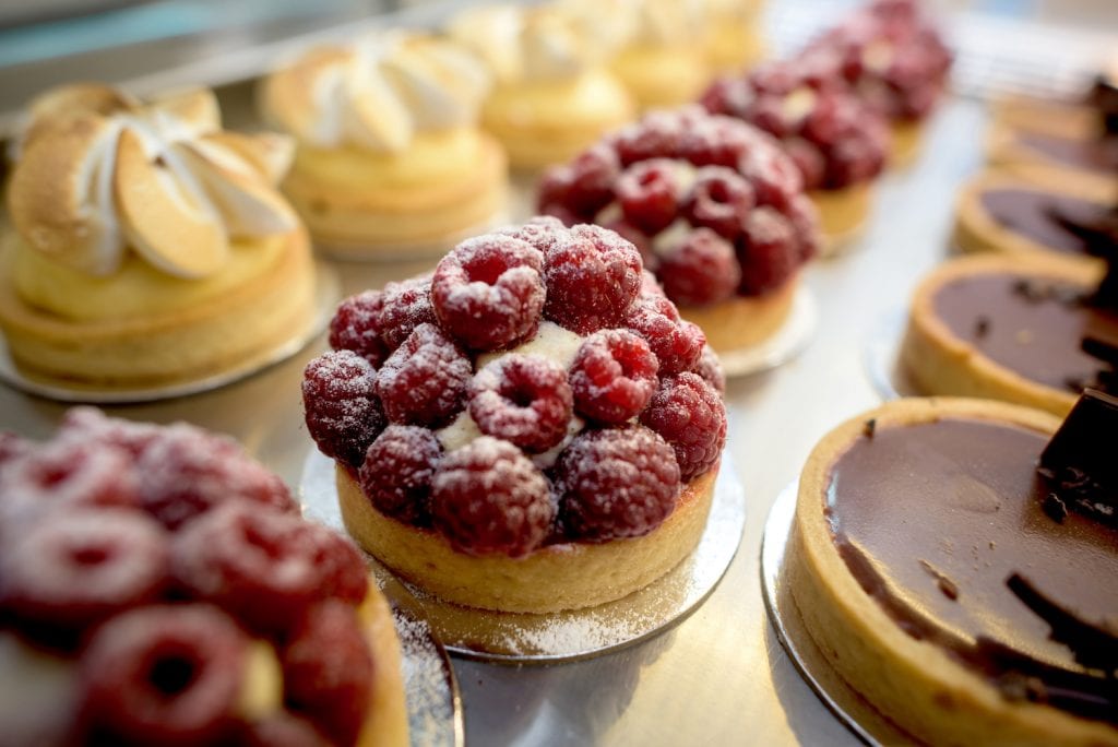 A variety of delicious looking pastries