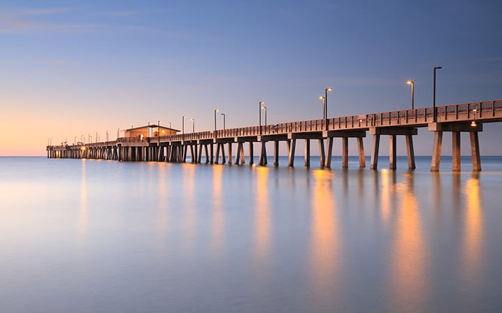 The pier in Gulf Shores, Alabama