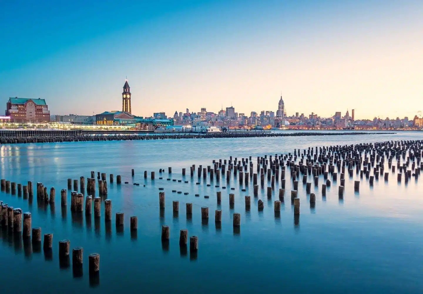 Hoboken, NJ from the water