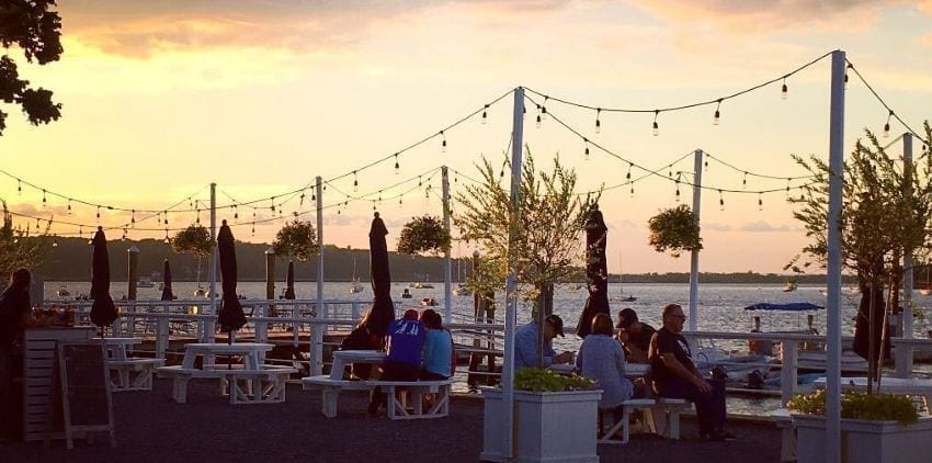 Restaurant on the water in Jericho, NY - one of the NYC suburbs