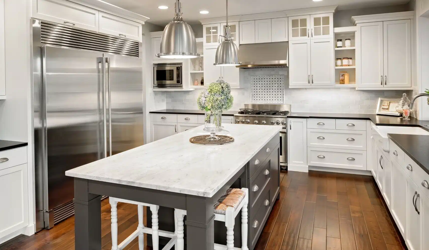 newly remodeled kitchen