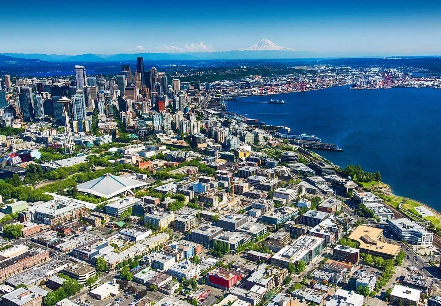 Seattle aerial view