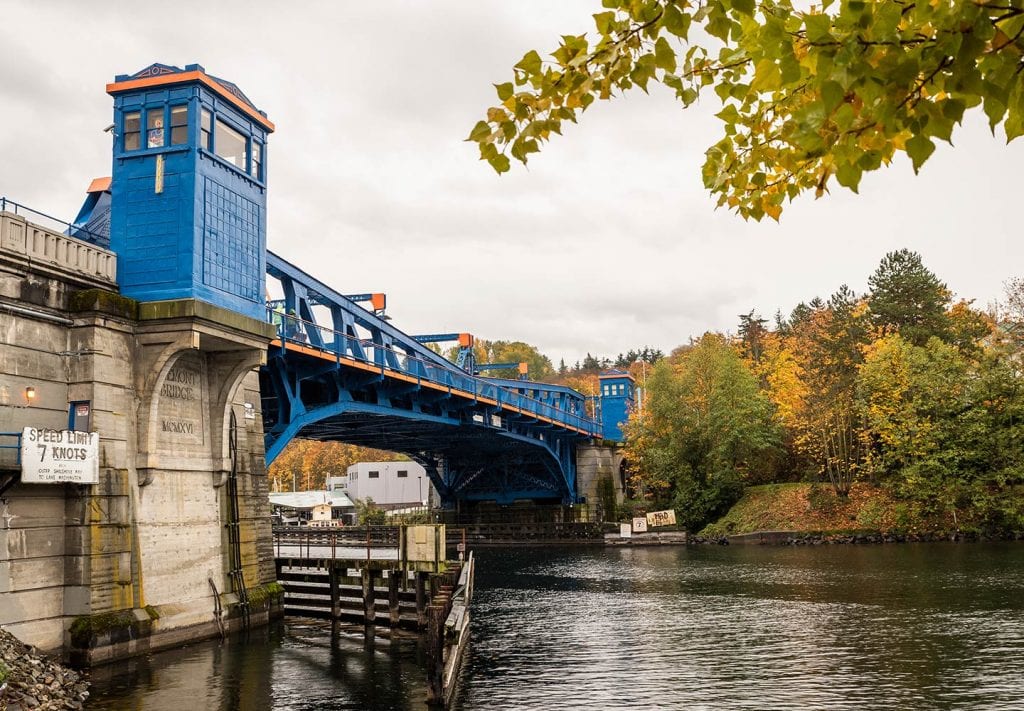 bridge in Fremont, Seattle, WA