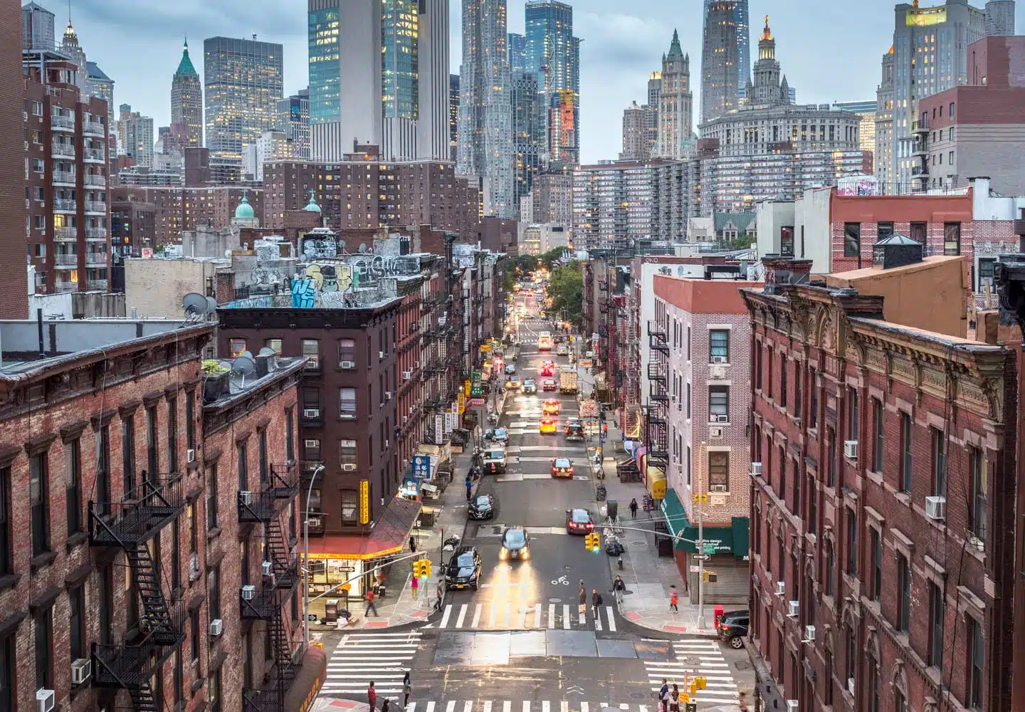 The streets of Manhattan
