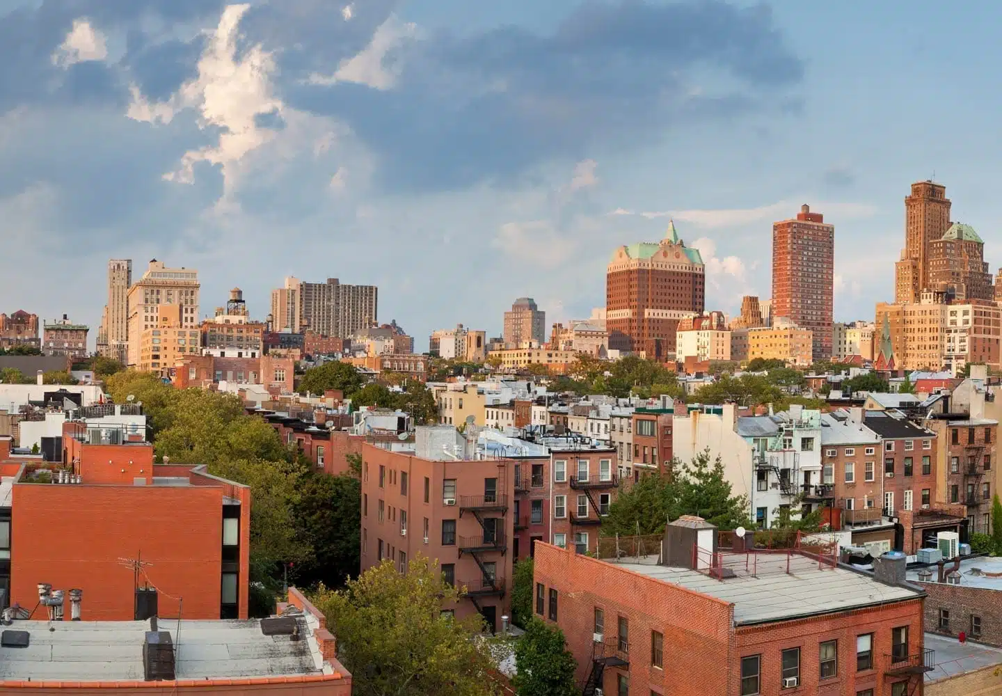 The skyline of Brooklyn