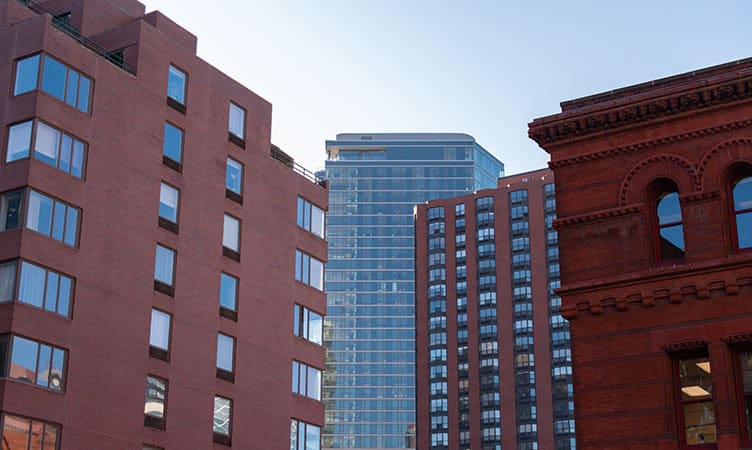 Residential buildings on Printer's Row, Chicago