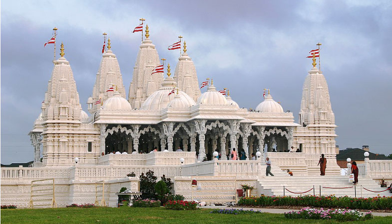 BAPS Shri Swaminarayan Mandir Hindu temple in Houston, Texas.