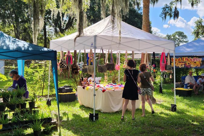 A community market in the Arlington neighborhood of Jacksonville, Florida.