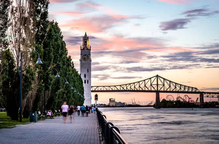 Old Port Montreal at Sunset