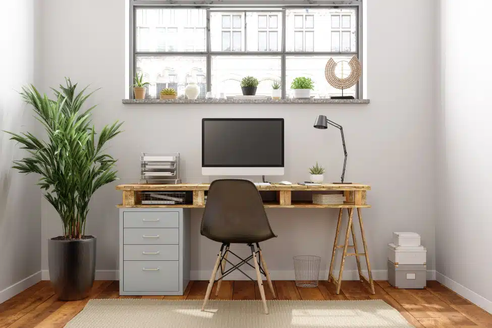 tidy home office