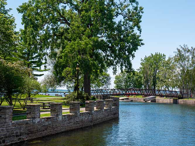 The Lachine Canal, which surrounds Saint-Henri neighbourhood in Montreal.