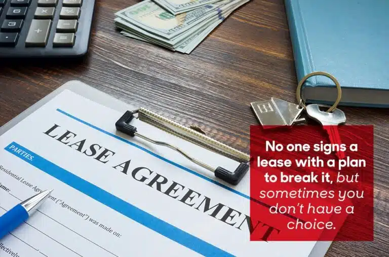 lease agreement and house keys