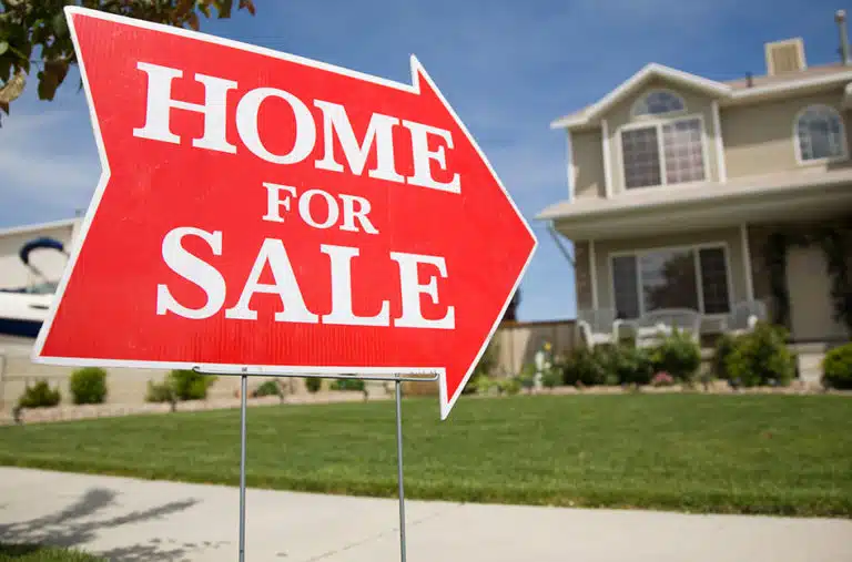 home for sale sign