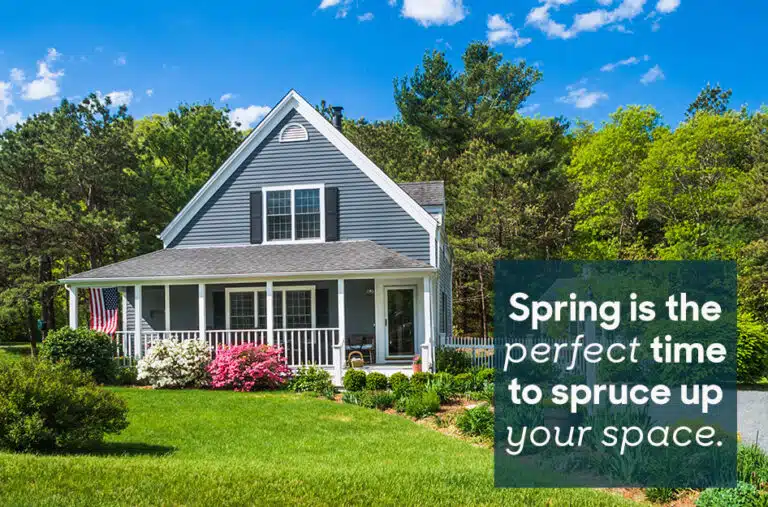 Cape Cod house in Spring