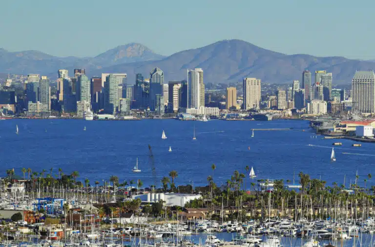 Downtown San Diego as seen from the water