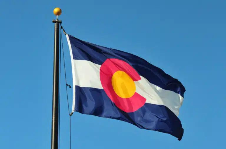 The Colorado state flag