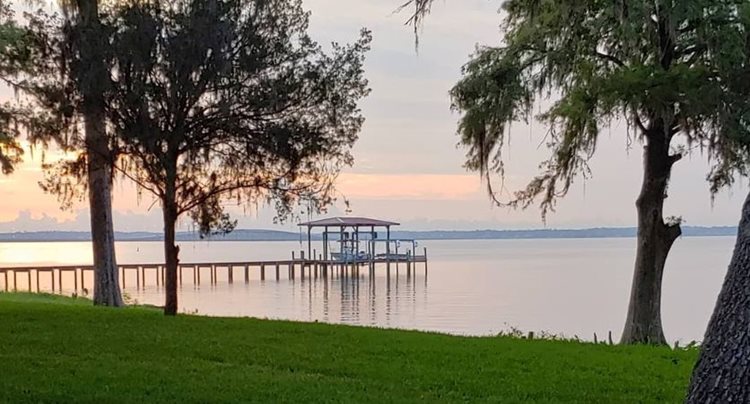The town of Orange Park outside Jacksonville features scenic views, like this one of a dock along St. Johns River and Doctors Lake. 