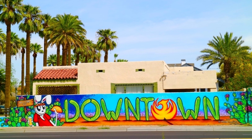 Mural in downtown Phoenix