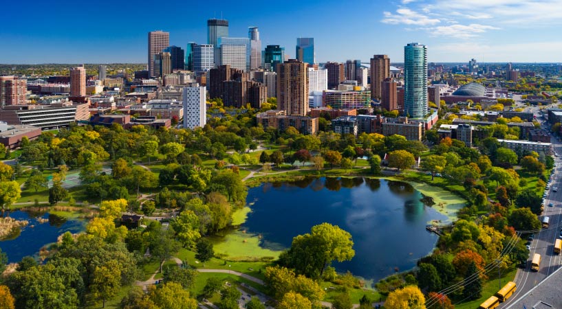 Loring Park in Minneapolis