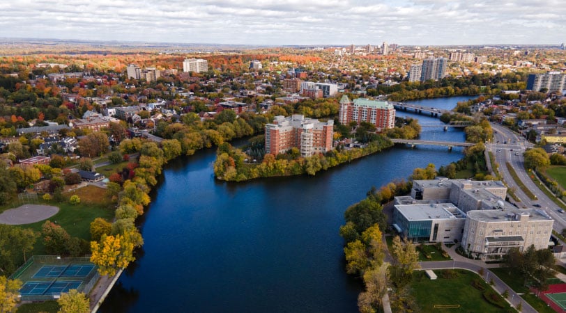 New Edinburgh and the Rideau River in Ottawa