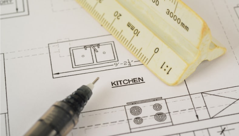 A feng shui kitchen blueprint