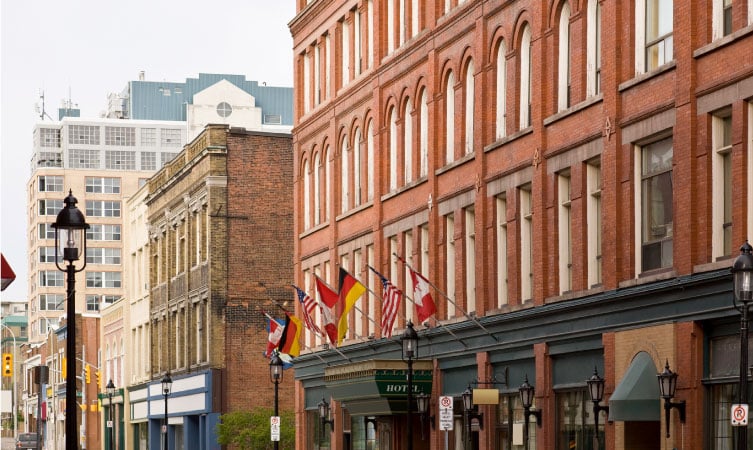 King Street in Kitchener, Ontario