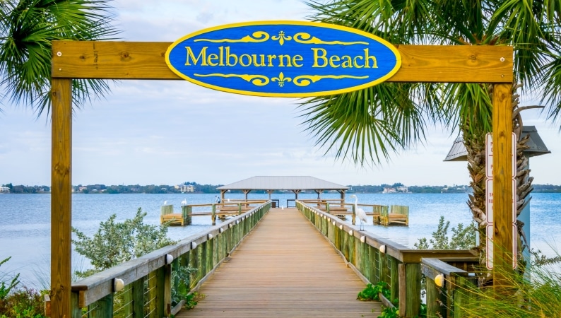 Pier in Melbourne, FL