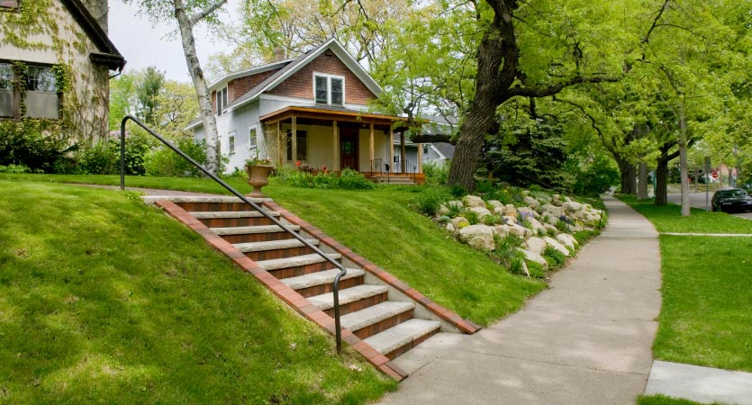 Macalester-Groveland neighborhood in St. Paul
