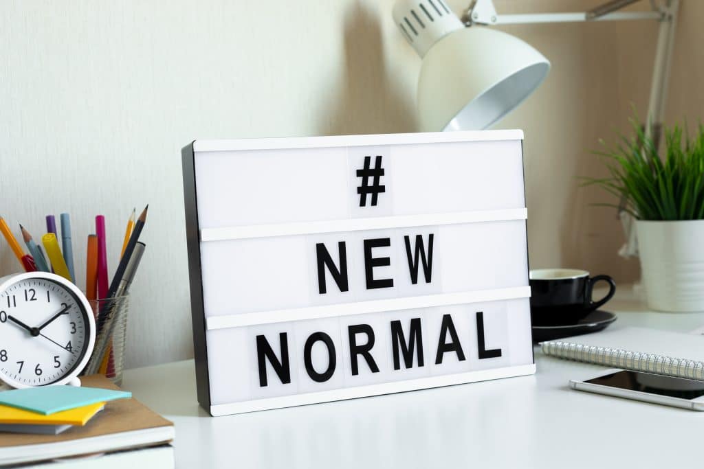 Tips for downsizing in the new normal sign