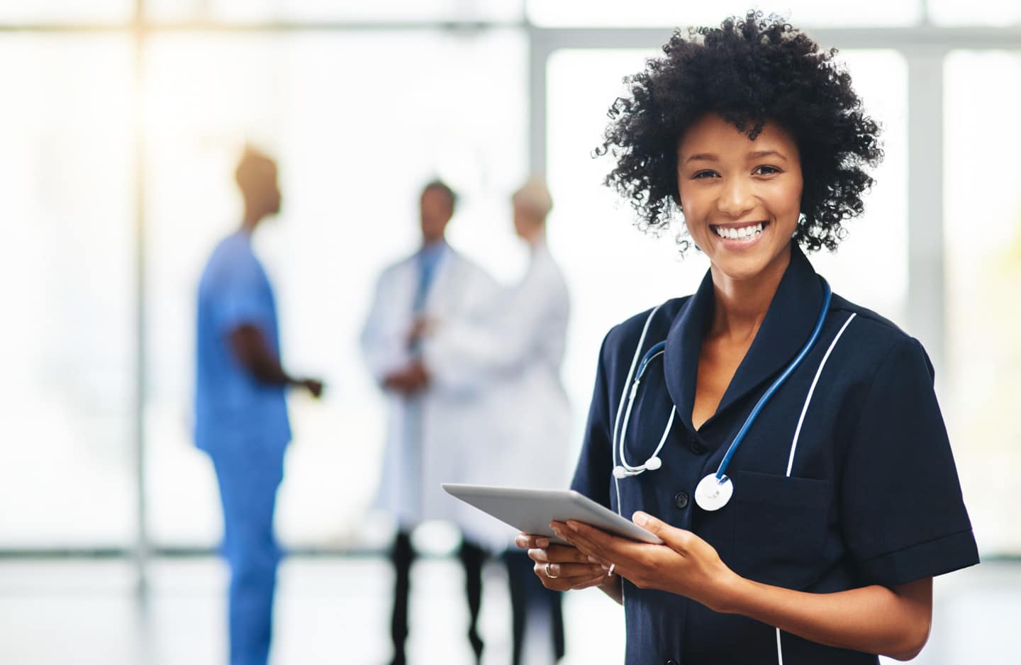 doctor checking in patients