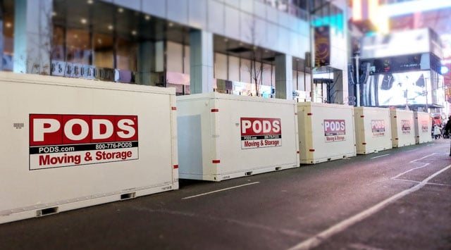 PODS containers new years eve celebration
