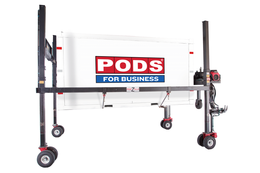 PODZILLA carrying commercial container