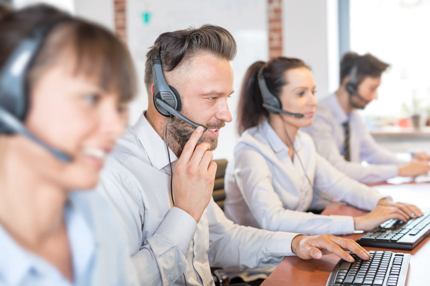 call center employees