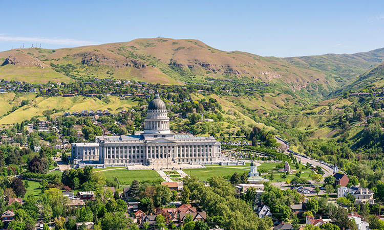 Capitol Hill in Salt Lake City, Utah