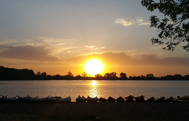 Sunset over Creve Coeur Lake