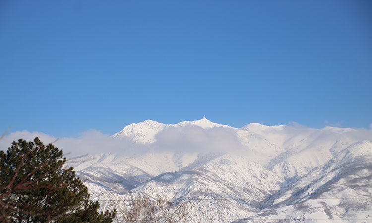 The mountains around East Bench Salt Lake City