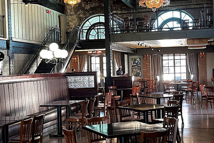 The interior of Chattanooga’s Nic & Norman’s location, housed inside the old train station