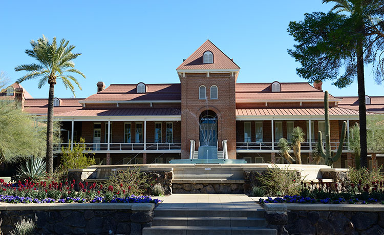 The University of Arizona’s Old Main building. 