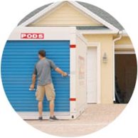 PODS moving containers