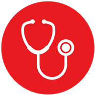 Icon of a stethoscope