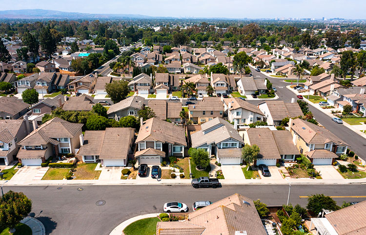 A neighborhood of Irvine, California