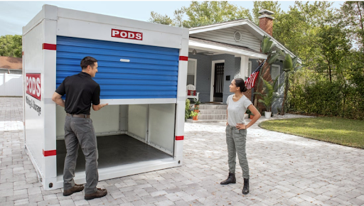 A military servicewoman has decided to use a PODS container for her PCS move instead of going with military movers.