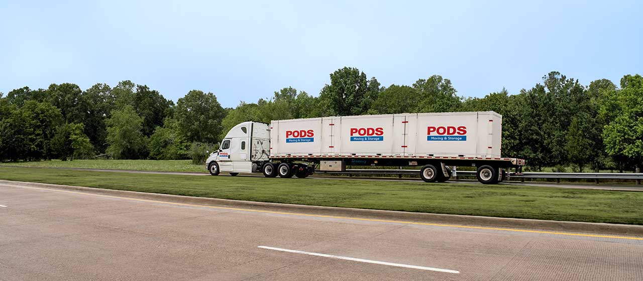 PODS long distance moving company