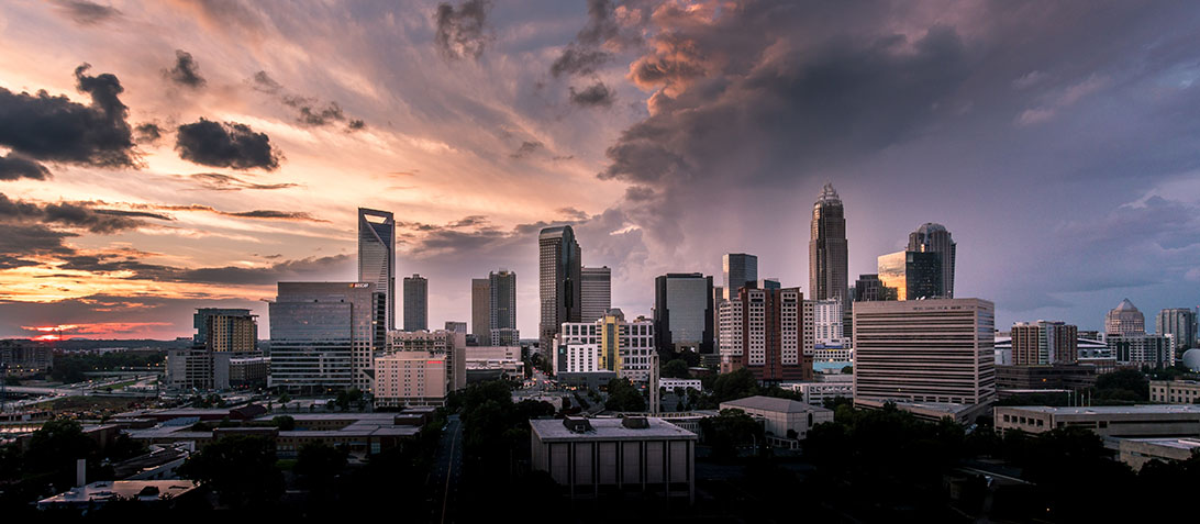 Charlotte city skyline