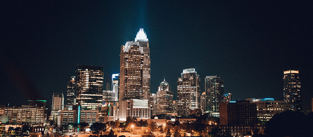 Charlotte city skyline