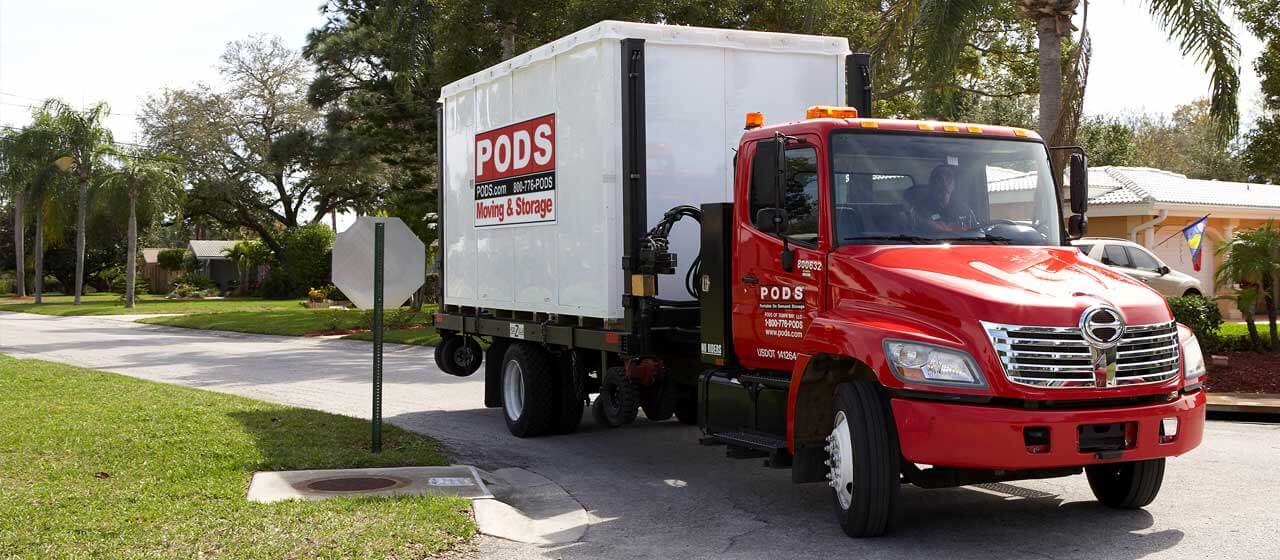 PODS local moving truck