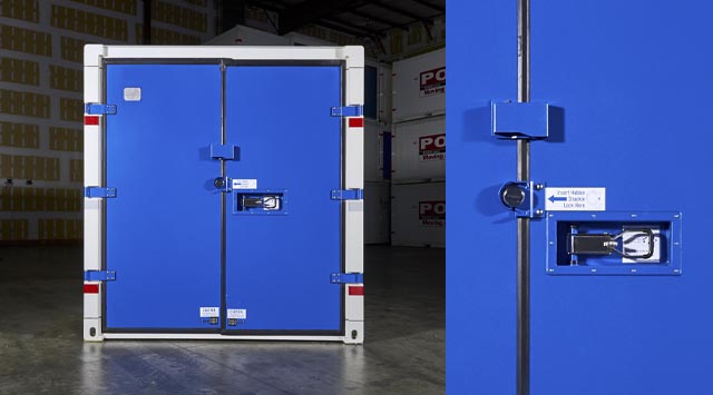 steel container locking options