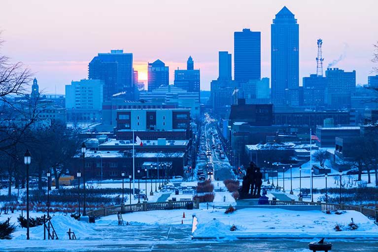 Moving to Des Moines